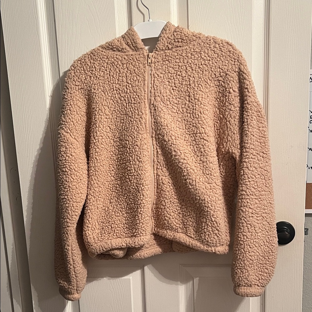 Forever 21 Tan Sherpa Jacket